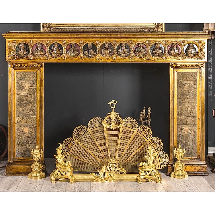 19.yy Pontus Ahşap Şömine