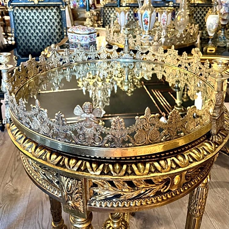 Fransız Bronz Center Piece