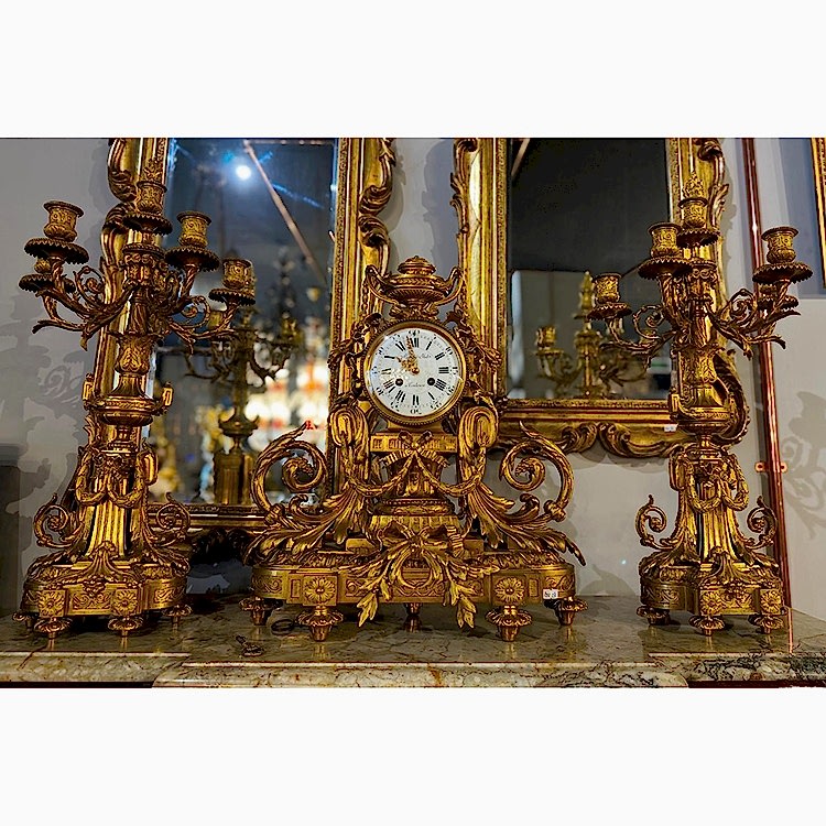 Fransız Bronz Saat Takımı