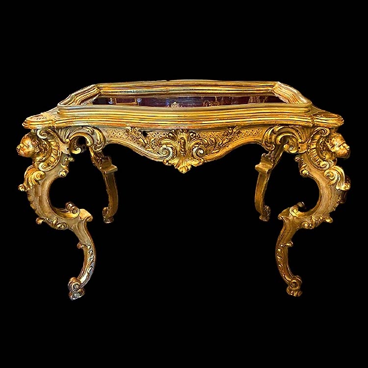 Fransız Dore Teşhir Sehpası Ampir Dönem