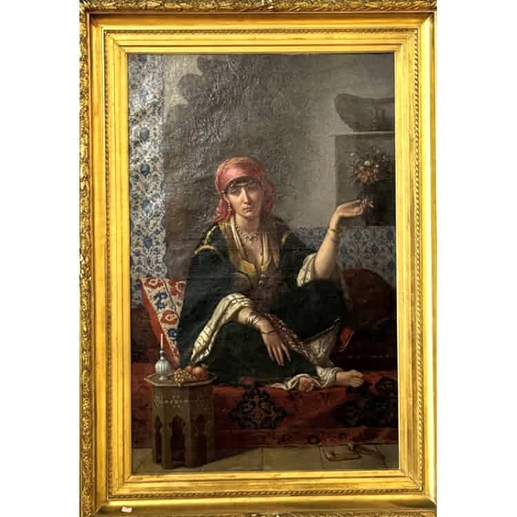 Hippolyte İmzalı Kadın Tablosu